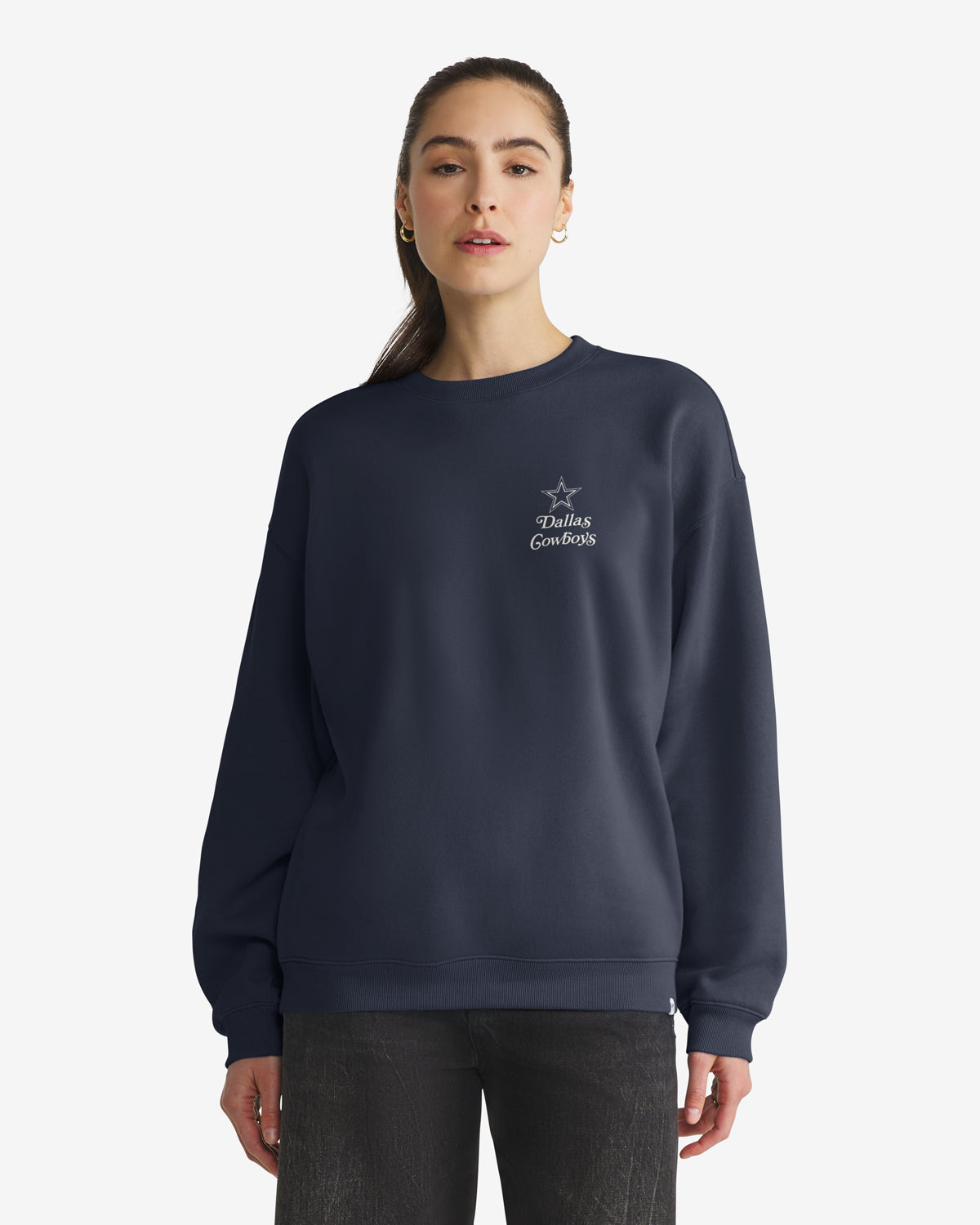 DALLAS COWBOYS SHOUT IT OUT '47 OVERSIZED CREW WOMENS