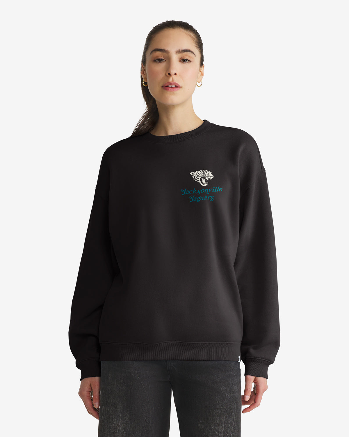 JACKSONVILLE JAGUARS SHOUT IT OUT '47 OVERSIZED CREW WOMENS