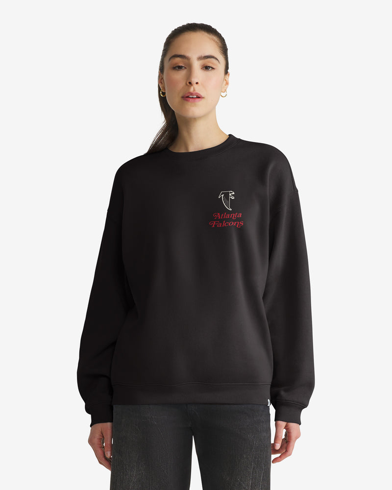 ATLANTA FALCONS HISTORIC SHOUT IT OUT '47 OVERSIZED CREW WOMENS