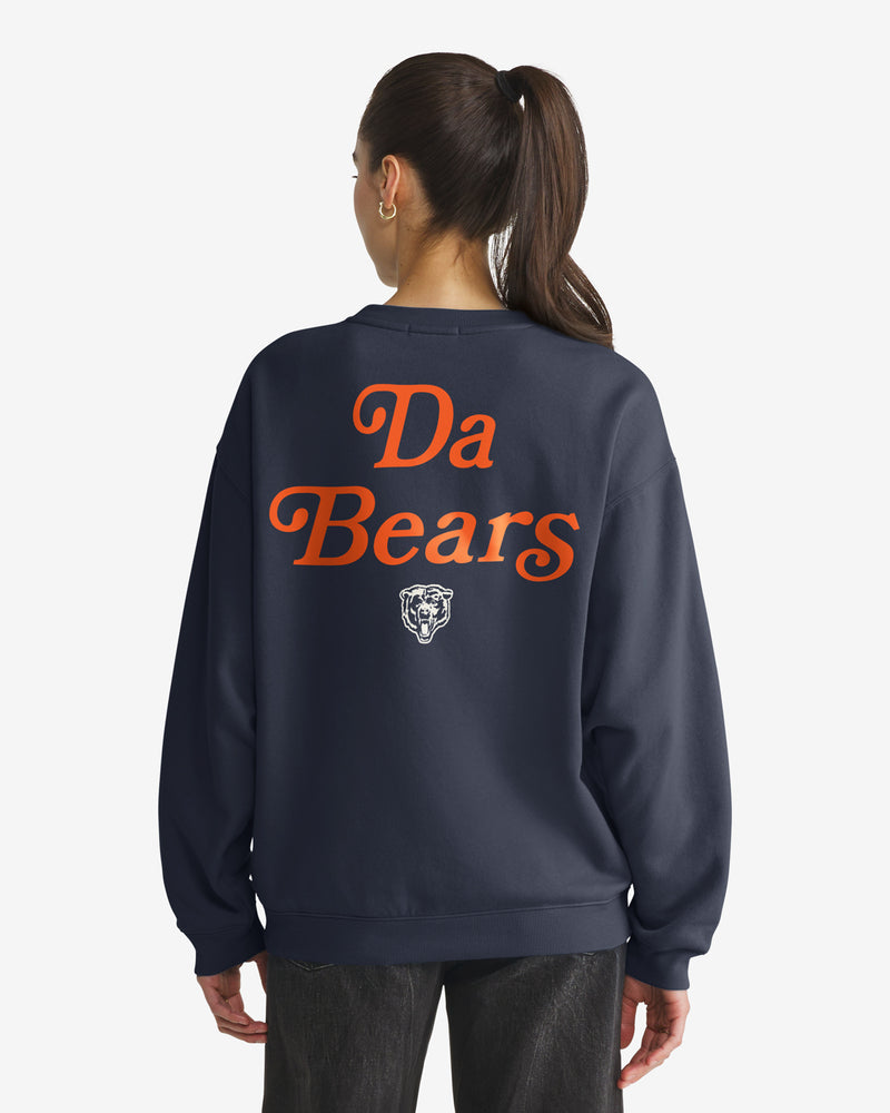 CHICAGO BEARS HISTORIC SHOUT IT OUT '47 OVERSIZED CREW WOMENS