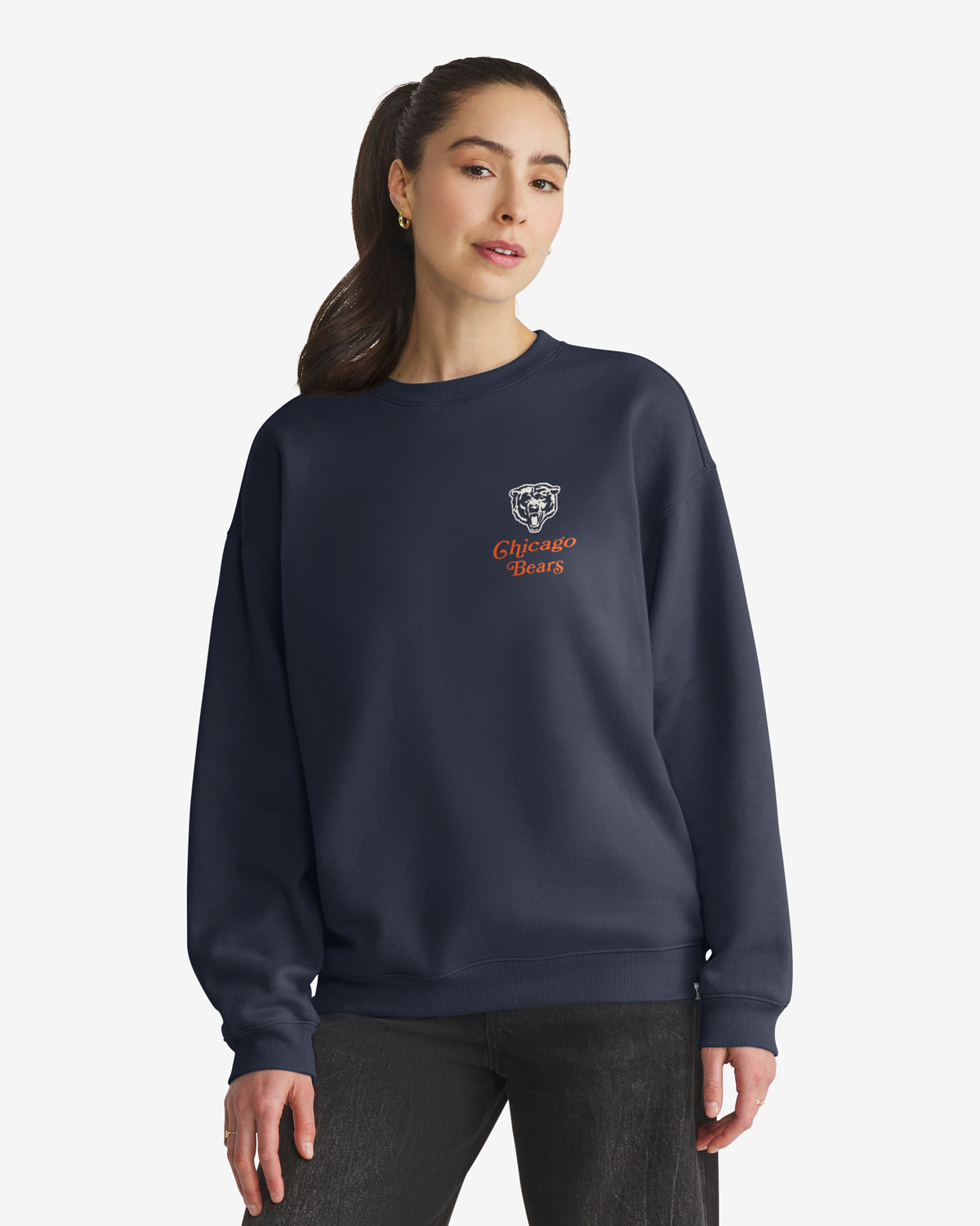 CHICAGO BEARS HISTORIC SHOUT IT OUT '47 OVERSIZED CREW WOMENS