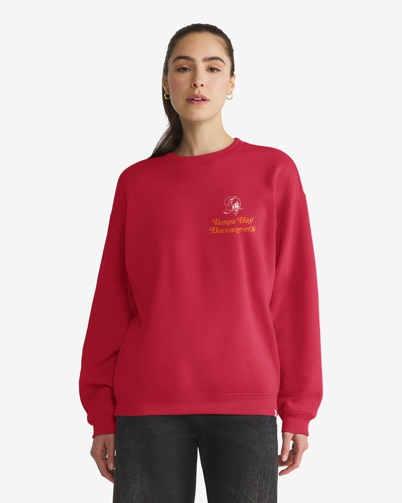 TAMPA BAY BUCCANEERS HISTORIC SHOUT IT OUT '47 OVERSIZED CREW WOMENS