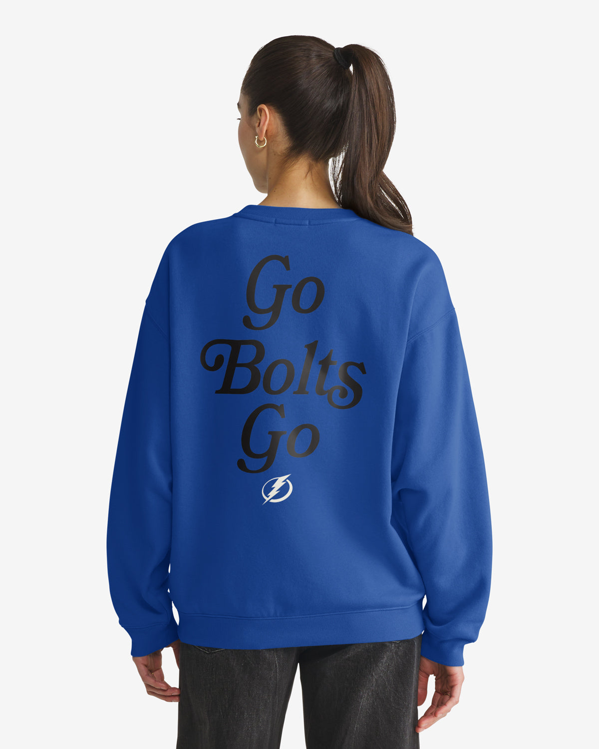 TAMPA BAY LIGHTNING SHOUT IT OUT '47 WOMEN'S OVERSIZED CREW