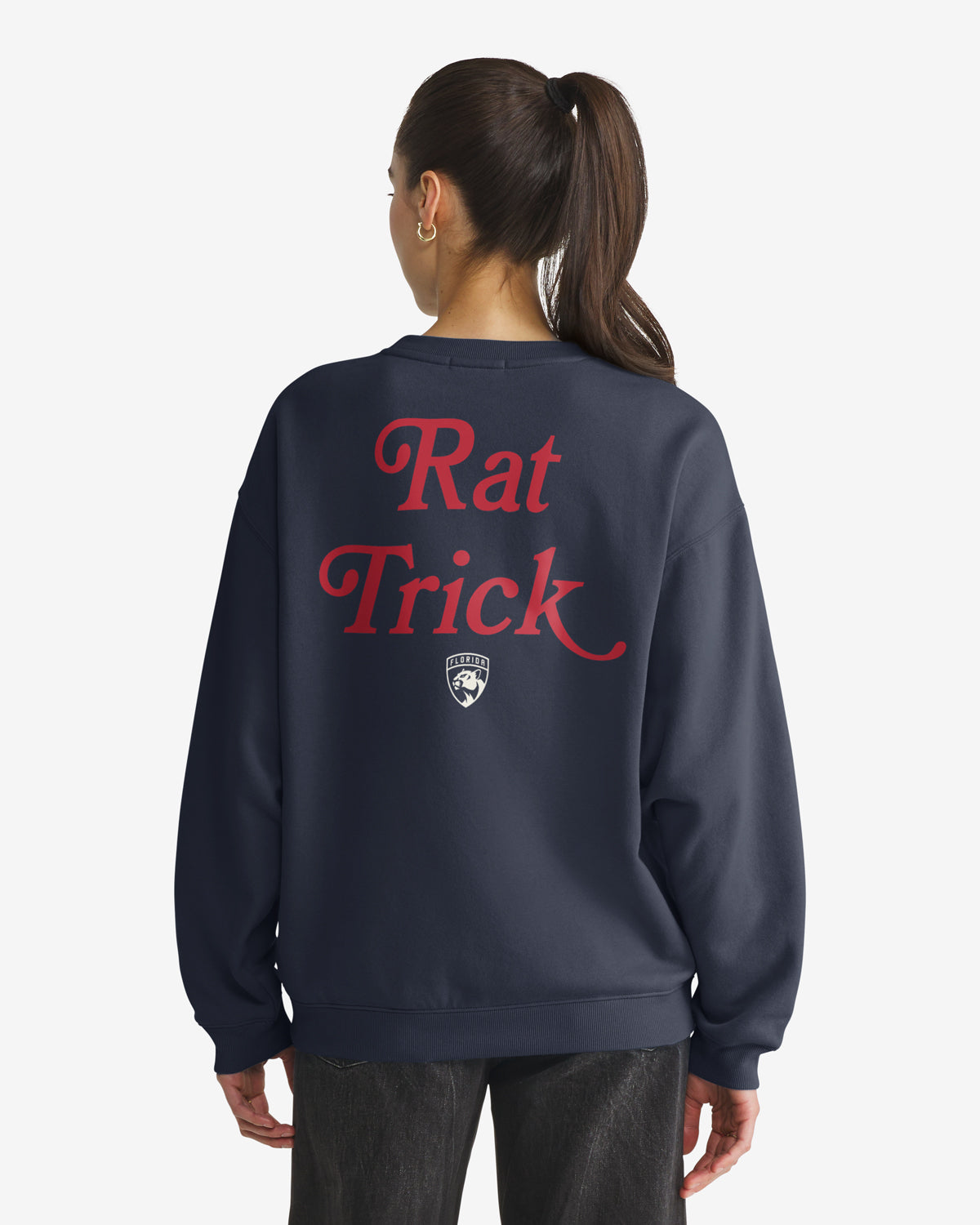FLORIDA PANTHERS SHOUT IT OUT '47 WOMEN'S OVERSIZED CREW