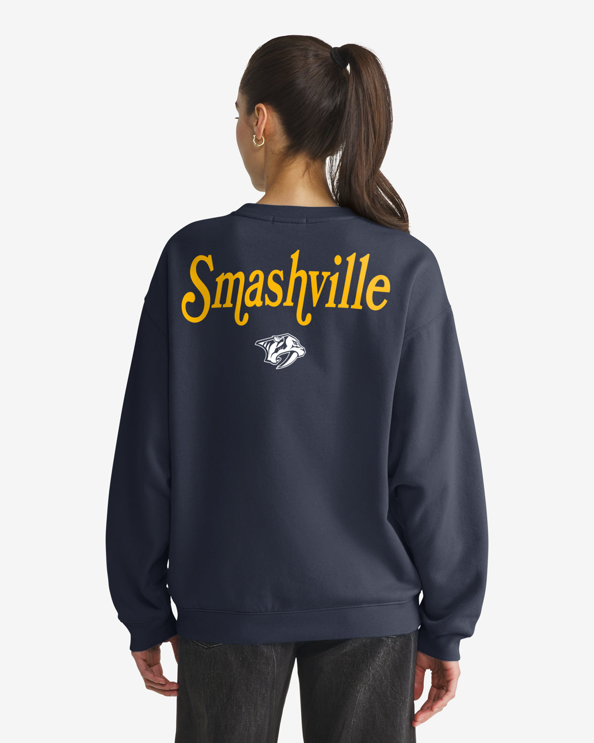 NASHVILLE PREDATORS SHOUT IT OUT '47 WOMEN'S OVERSIZED CREW