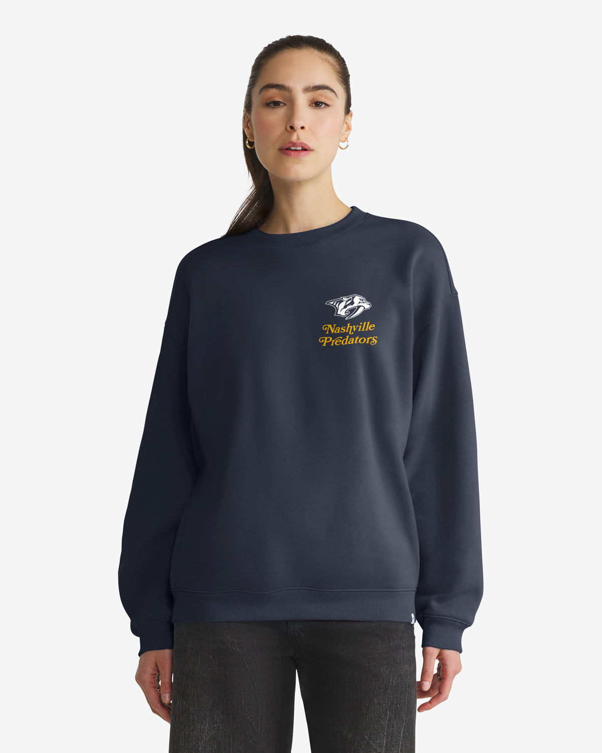 NASHVILLE PREDATORS SHOUT IT OUT '47 WOMEN'S OVERSIZED CREW