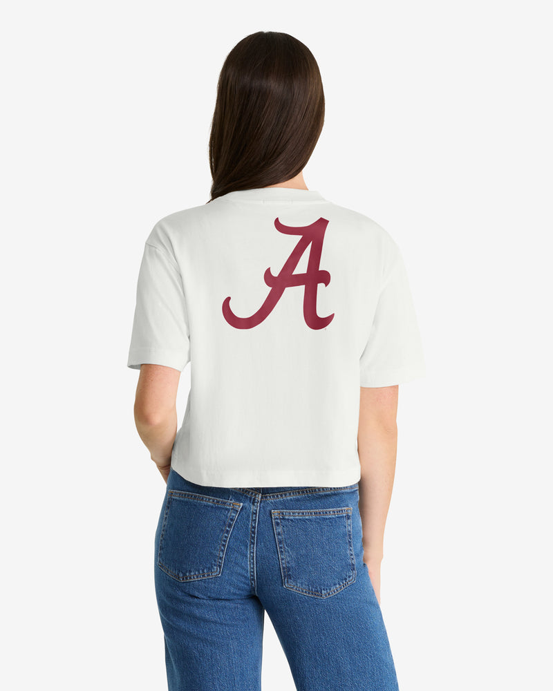 ALABAMA CRIMSON TIDE STRAIGHT THRU '47 REED CITY TEE WOMENS