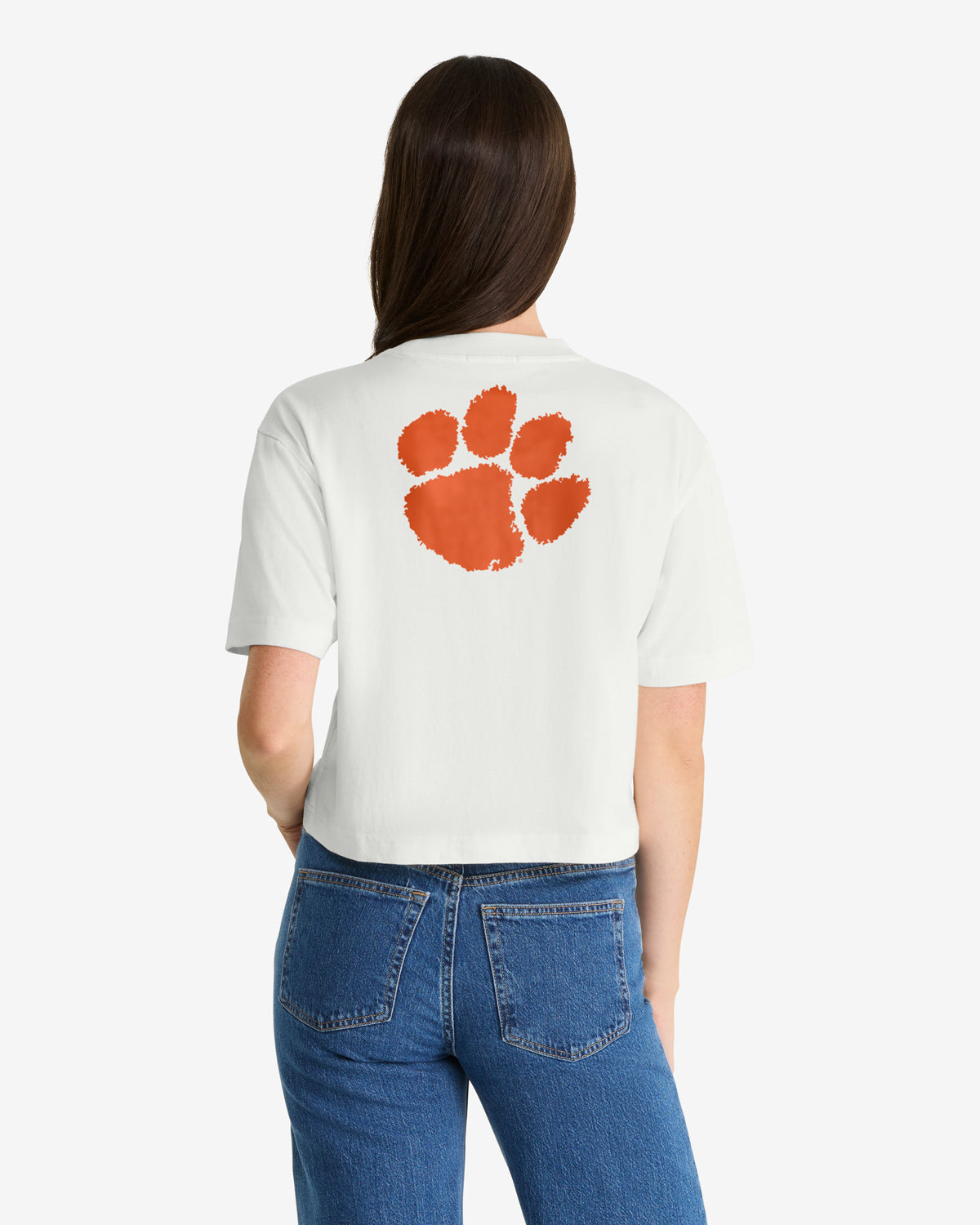 CLEMSON TIGERS STRAIGHT THRU '47 REED CITY TEE WOMENS