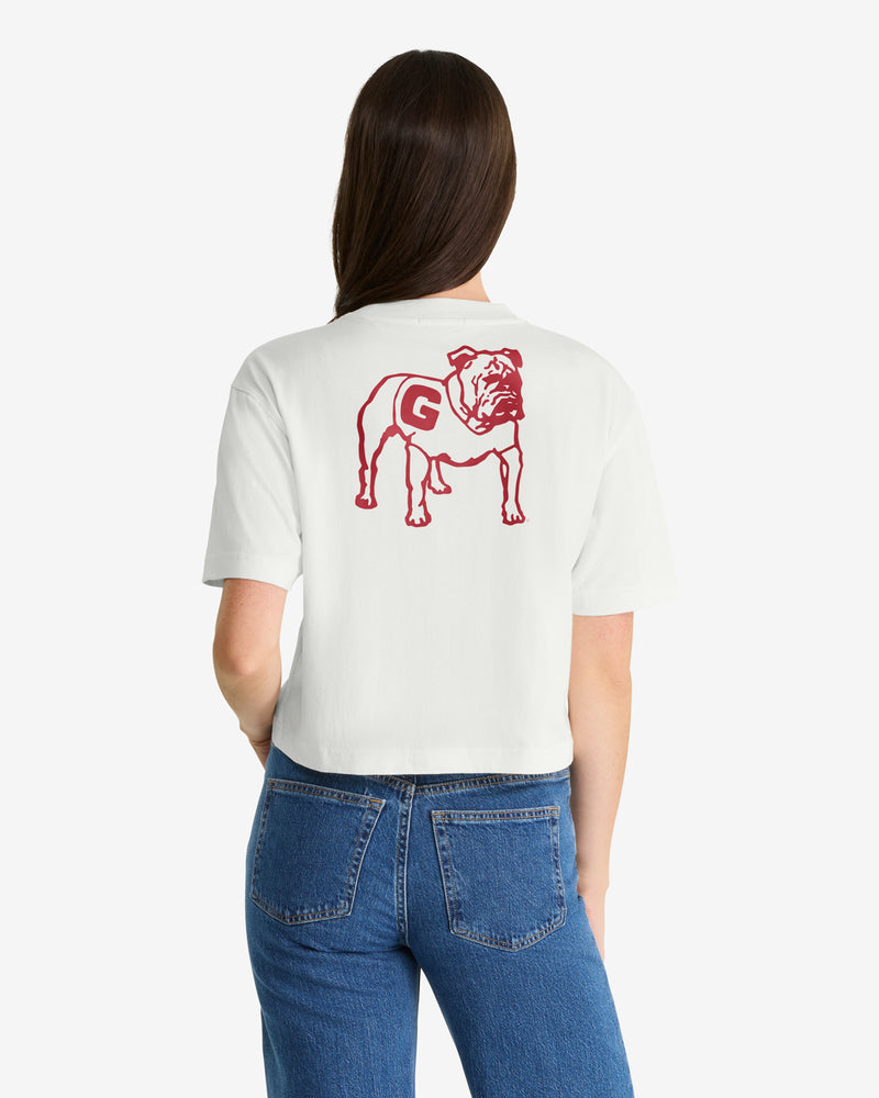 GEORGIA BULLDOGS STRAIGHT THRU '47 REED CITY TEE WOMENS