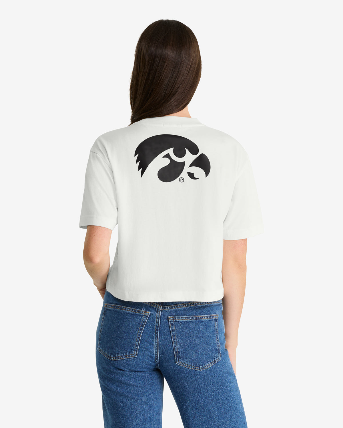 IOWA HAWKEYES STRAIGHT THRU '47 REED CITY TEE WOMENS