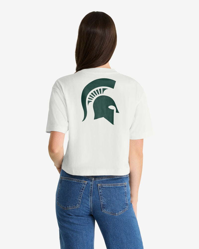 MICHIGAN STATE SPARTANS STRAIGHT THRU '47 REED CITY TEE WOMENS