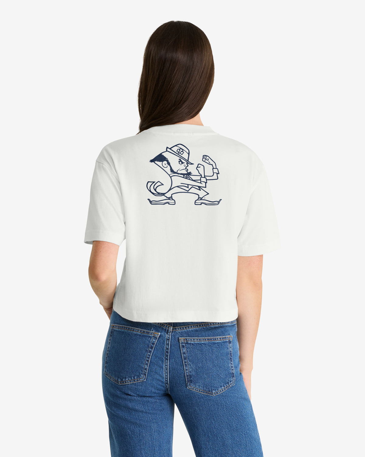 NOTRE DAME FIGHTING IRISH STRAIGHT THRU '47 REED CITY TEE WOMENS