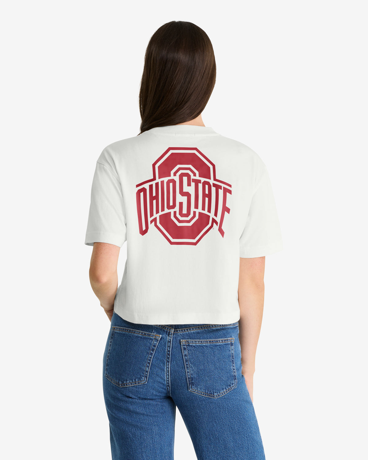 OHIO STATE BUCKEYES STRAIGHT THRU '47 REED CITY TEE WOMENS