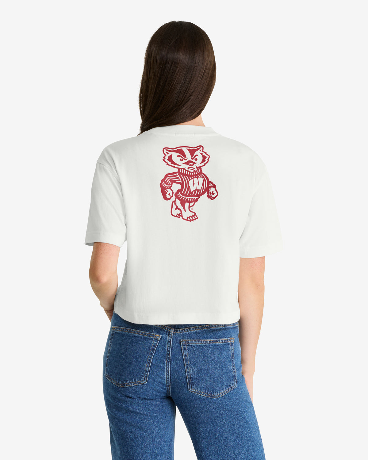 WISCONSIN BADGERS STRAIGHT THRU '47 REED CITY TEE WOMENS
