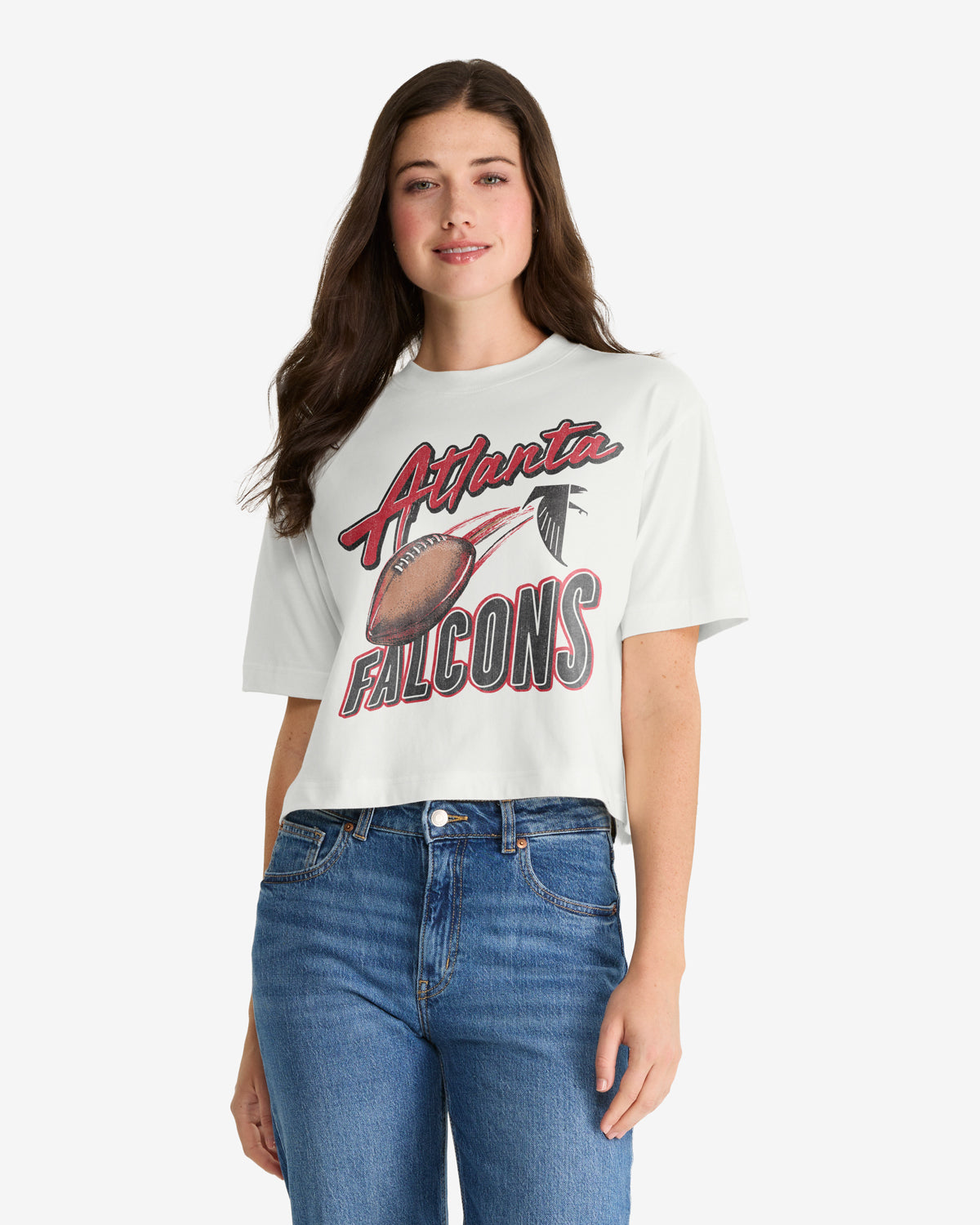 ATLANTA FALCONS HISTORIC DIME TIME '47 REED CITY TEE WOMENS