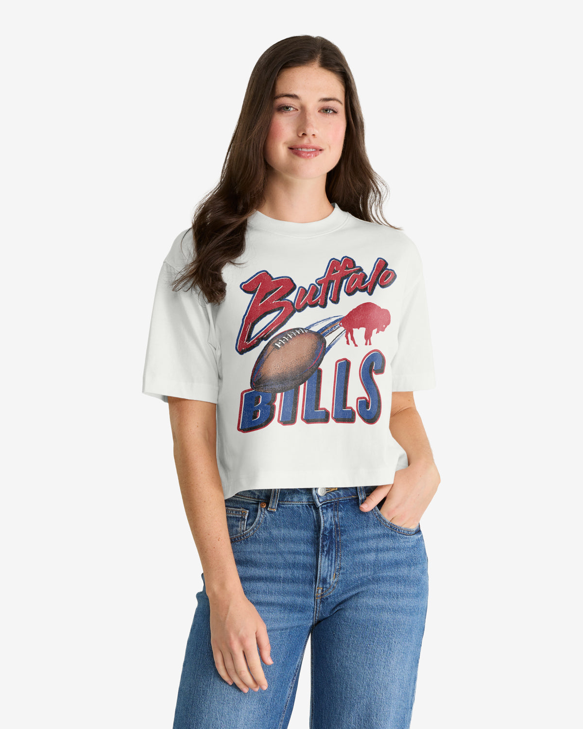 BUFFALO BILLS HISTORIC DIME TIME '47 REED CITY TEE WOMENS