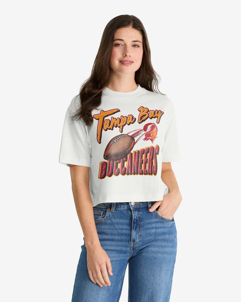 TAMPA BAY BUCCANEERS HISTORIC DIME TIME '47 REED CITY TEE WOMENS