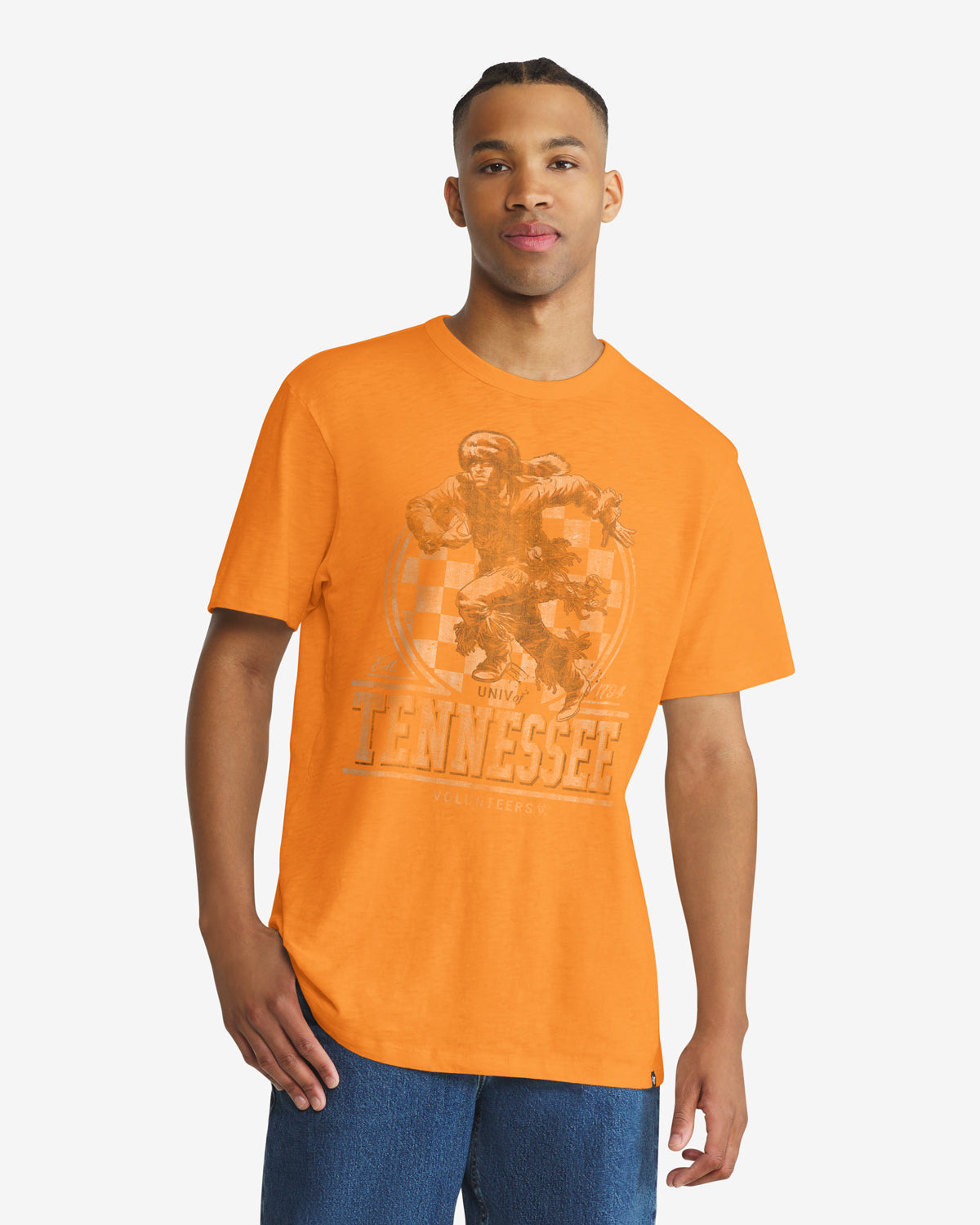TENNESSEE VOLUNTEERS VINTAGE EMBLEM MARK '47 SCRUM TEE