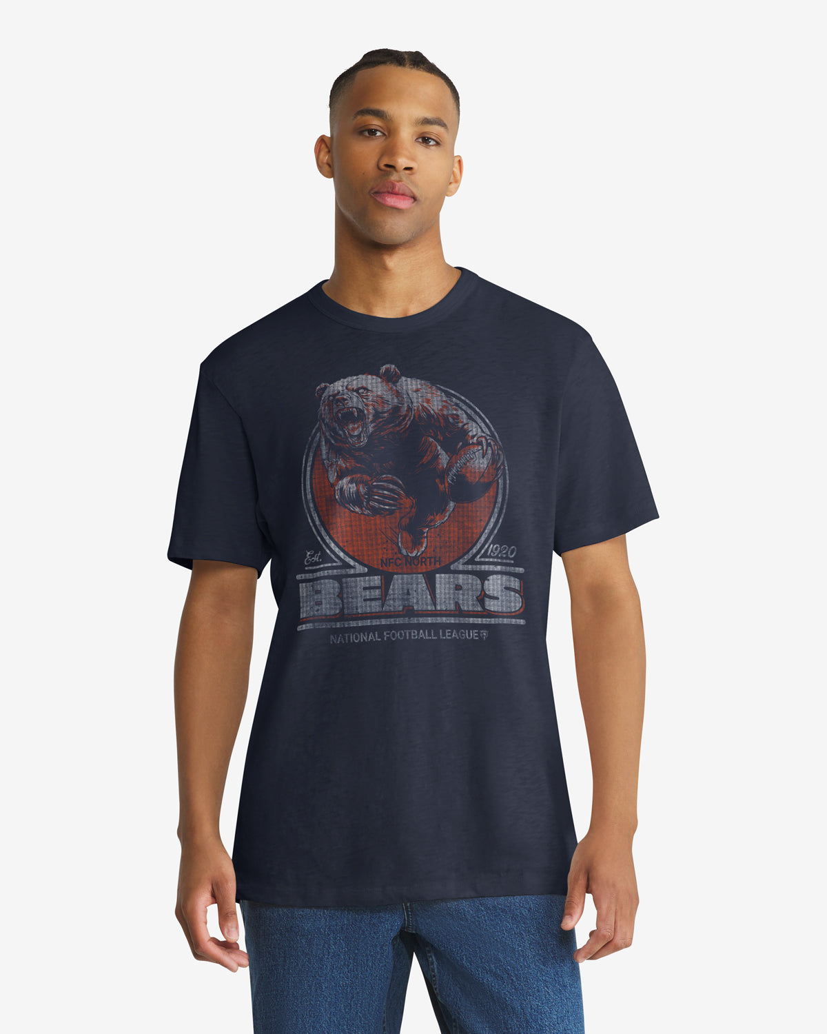 CHICAGO BEARS HISTORIC EMBLEM MARK '47 SCRUM TEE