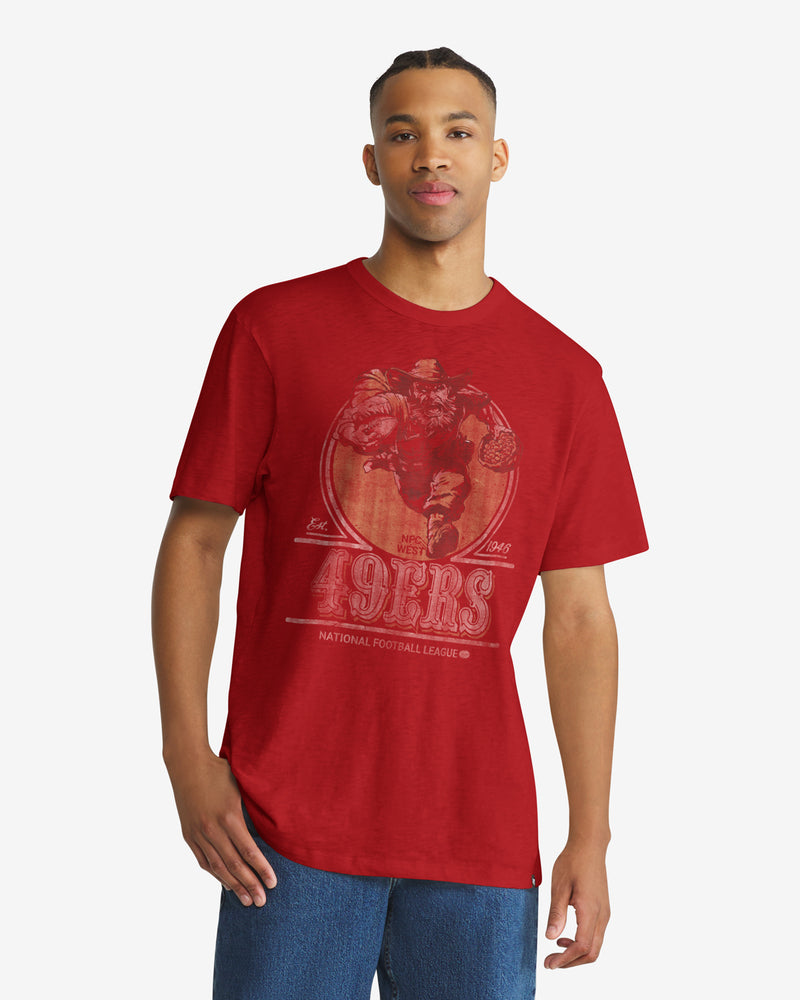 SAN FRANCISCO 49ERS HISTORIC EMBLEM MARK '47 SCRUM TEE