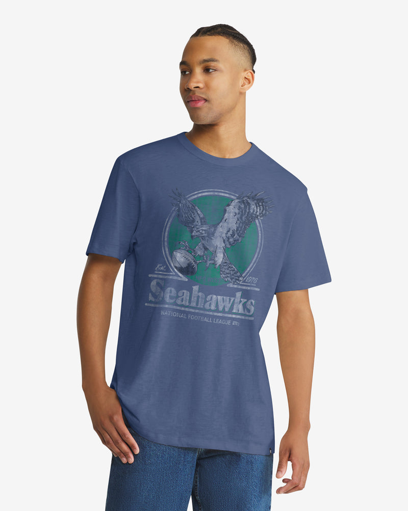 SEATTLE SEAHAWKS HISTORIC EMBLEM MARK '47 SCRUM TEE