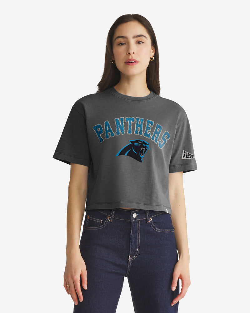 CAROLINA PANTHERS ELMORE WELL WORN '47 HEAVY SLUB TEE WOMENS