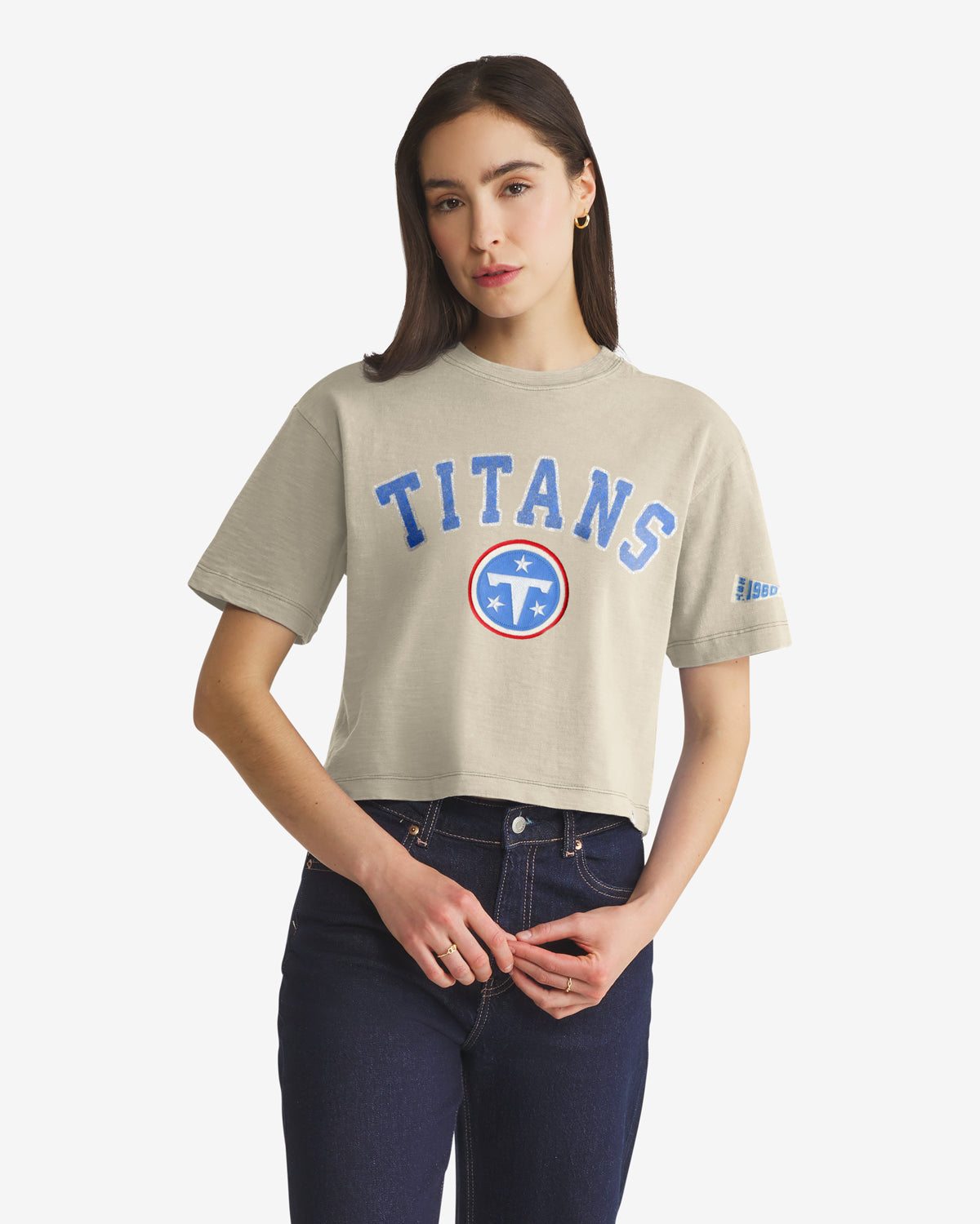 TENNESSEE TITANS ELMORE WELL WORN '47 HEAVY SLUB TEE WOMENS