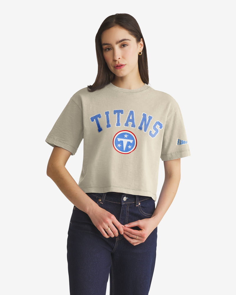 TENNESSEE TITANS ELMORE WELL WORN '47 HEAVY SLUB TEE WOMENS
