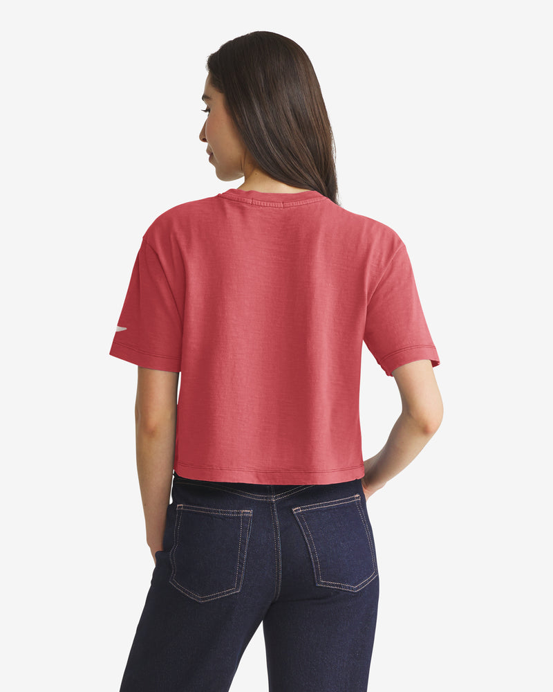 WASHINGTON COMMANDERS ELMORE WELL WORN '47 HEAVY SLUB TEE WOMENS