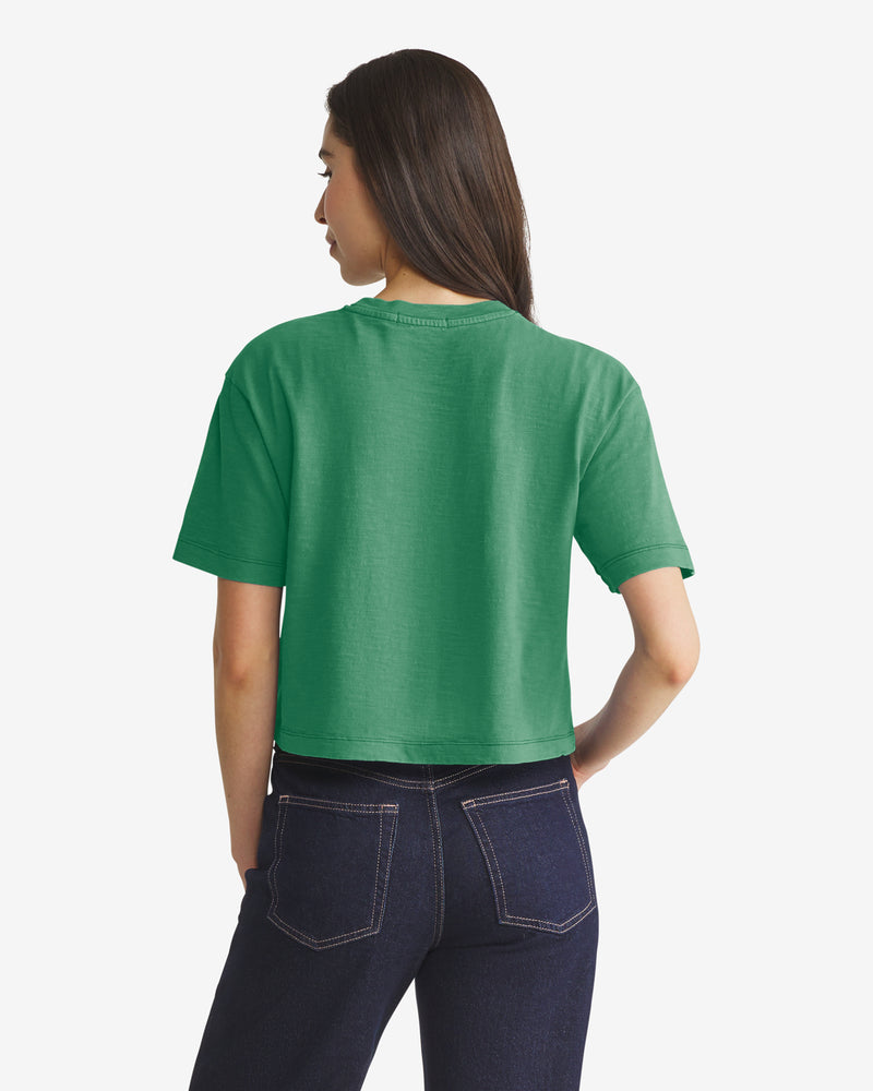PHILADELPHIA EAGLES HISTORIC ELMORE WELL WORN '47 HEAVY SLUB TEE WOMENS