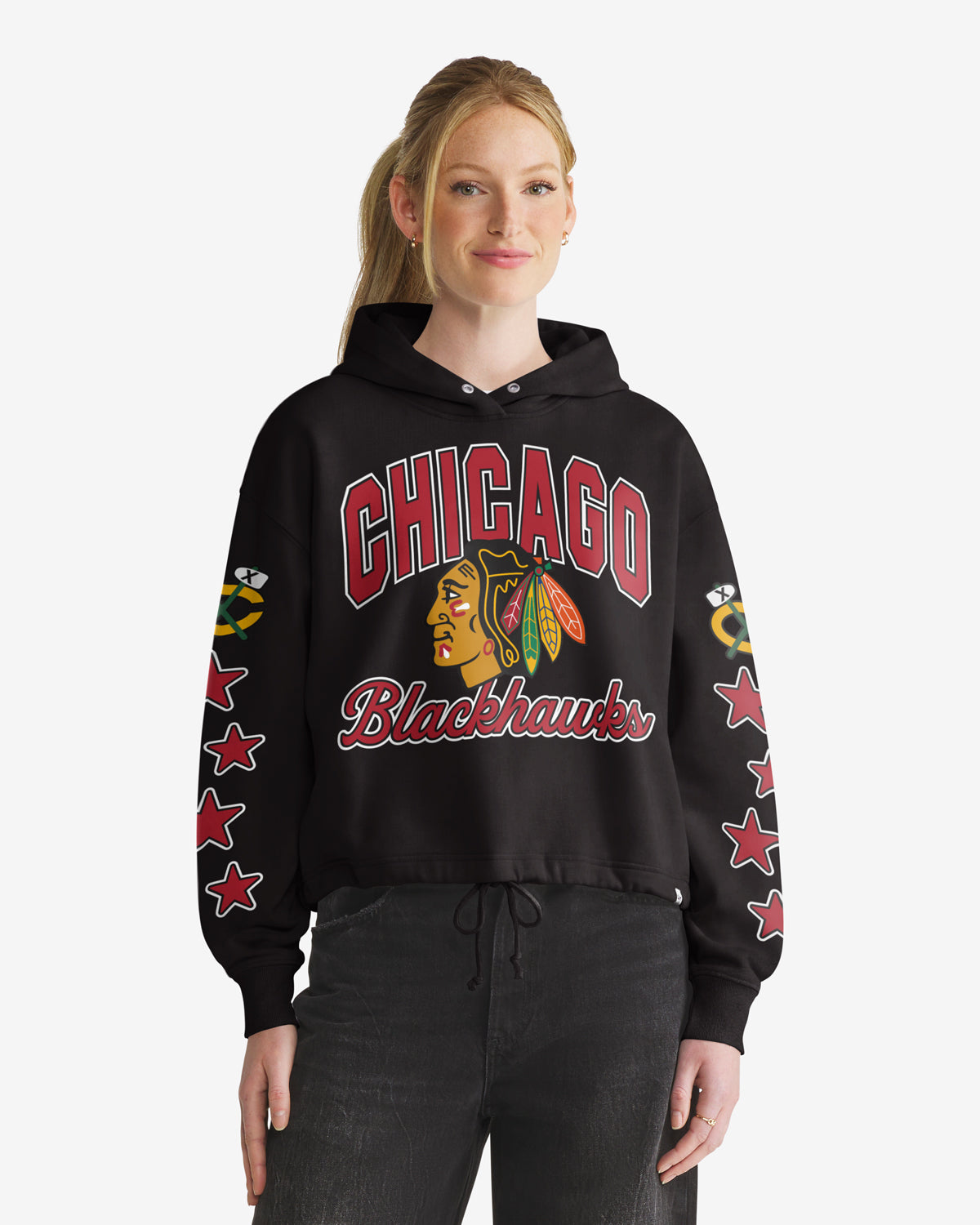 CHICAGO BLACKHAWKS STARRY EYED '47 WOMEN'S VENICE HOOD