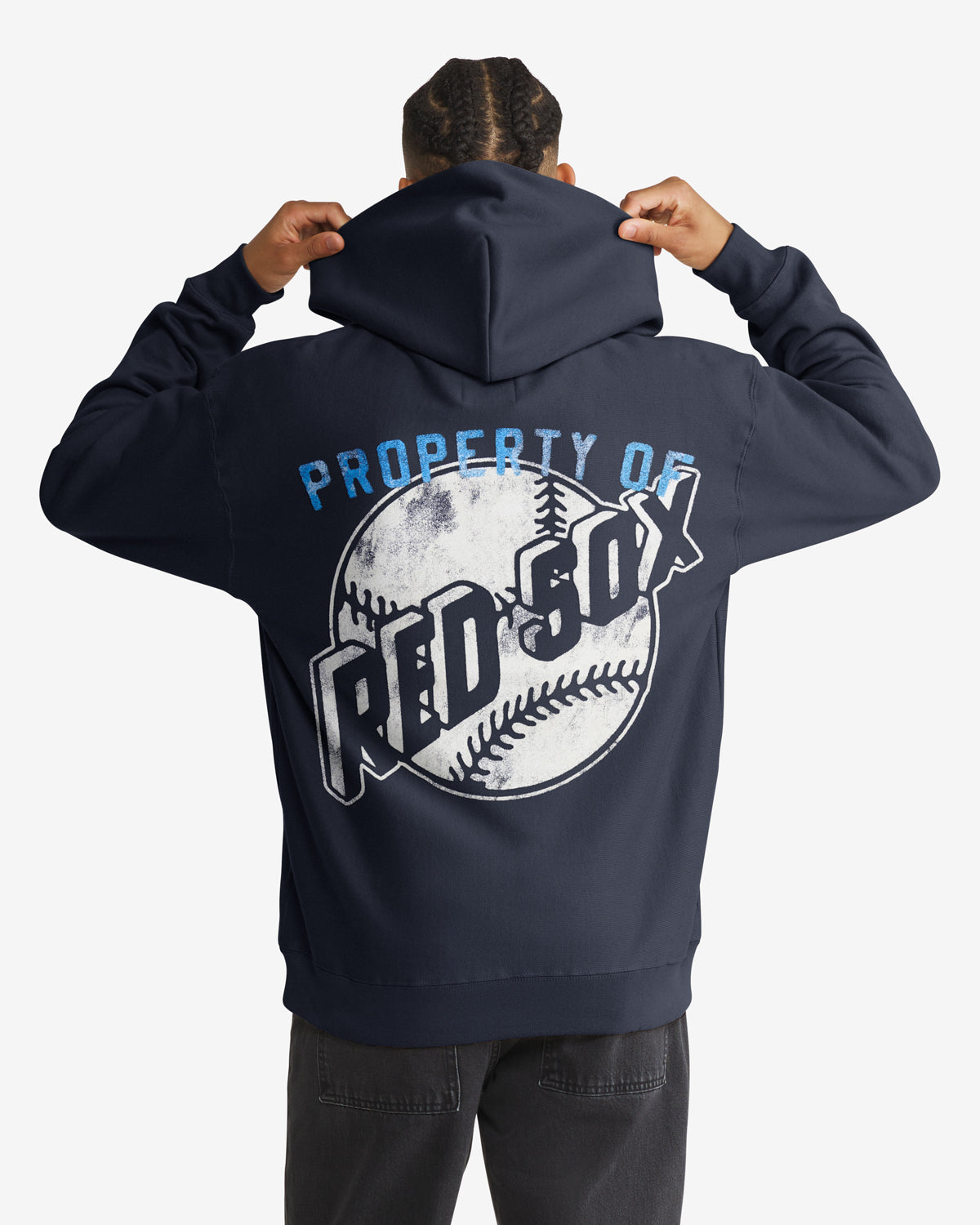 BOSTON RED SOX COOPERSTOWN '47 SELECT FOUNDATION HOOD - Navy