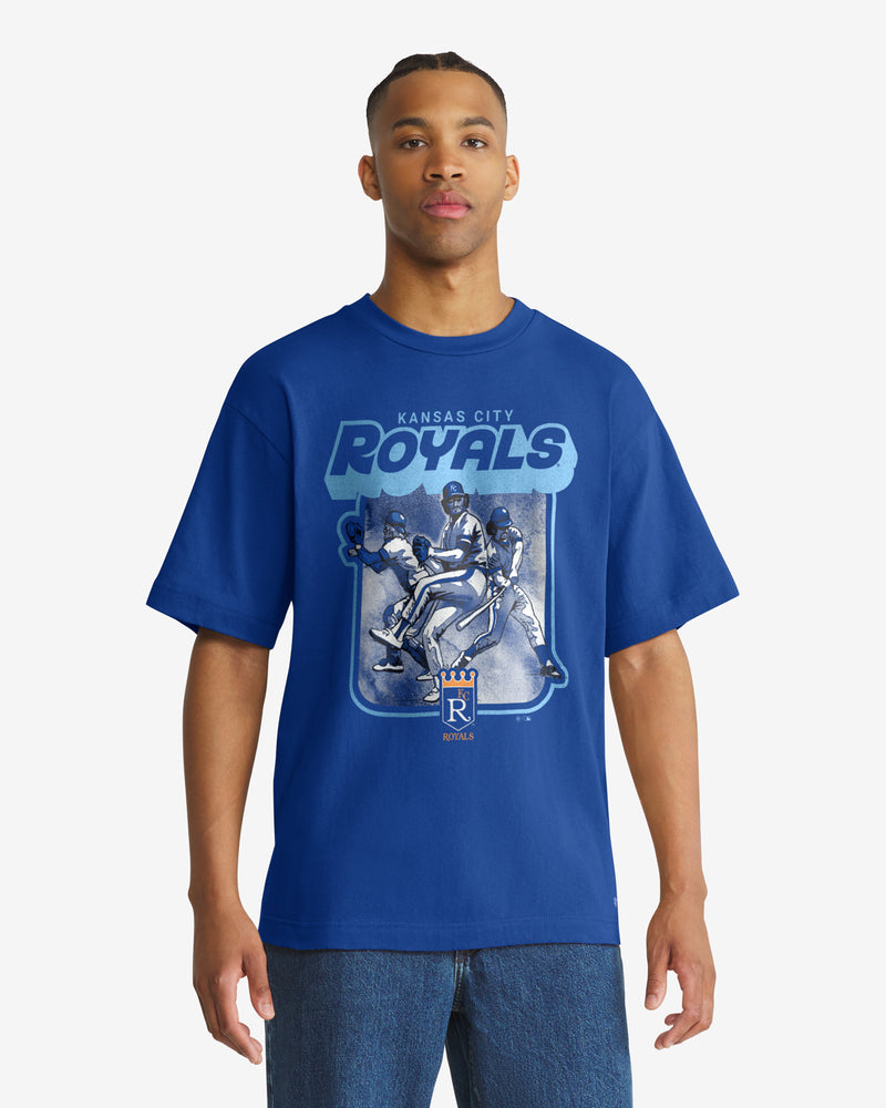 KANSAS CITY ROYALS COOPERSTOWN INFIELD FLY '47 FOUNDATION TEE