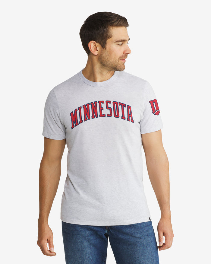 MINNESOTA TWINS COOPERSTOWN GAME WORN HEAVY '47 SLUB TEE