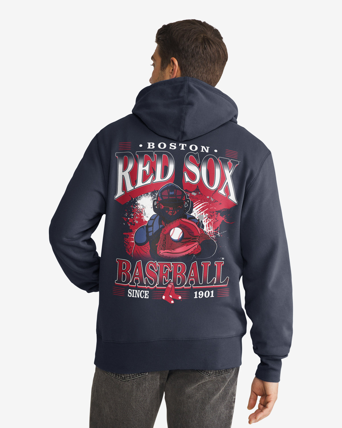 BOSTON RED SOX BACKER '47 HEADLNE HOOD