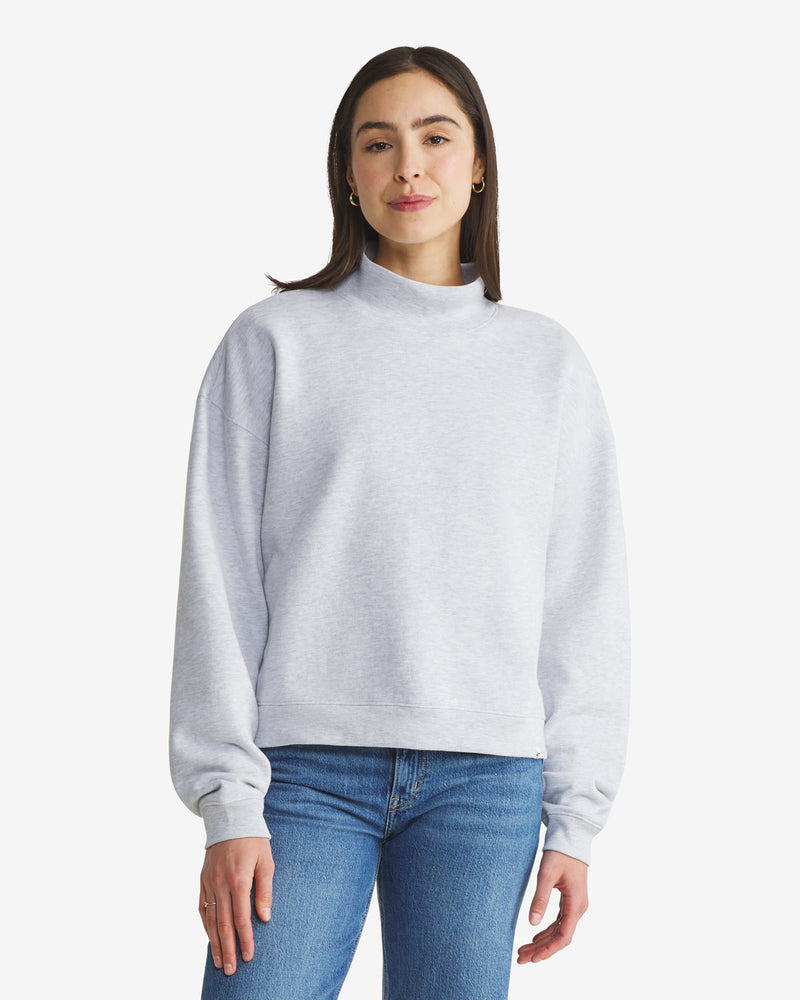 '47 BASICS WOMEN'S MOCK NECK PULLOVER