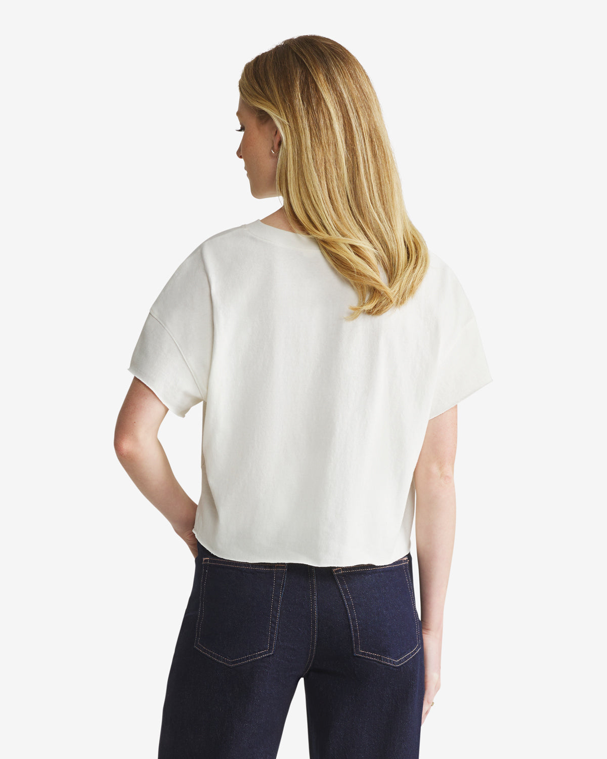 BOSTON RED SOX OPEN CITY '47 OVERSIZED NOTCH NECK TEE WOMENS