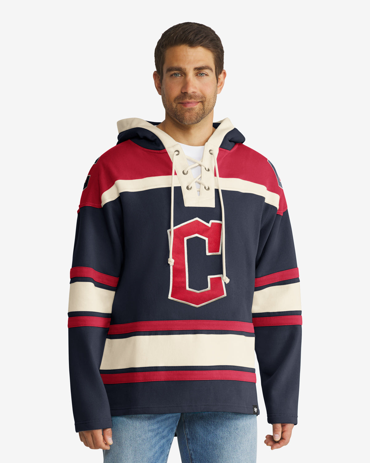 Cleveland Guardians Apparel | Fleece Lacer Hood | '47 – '47