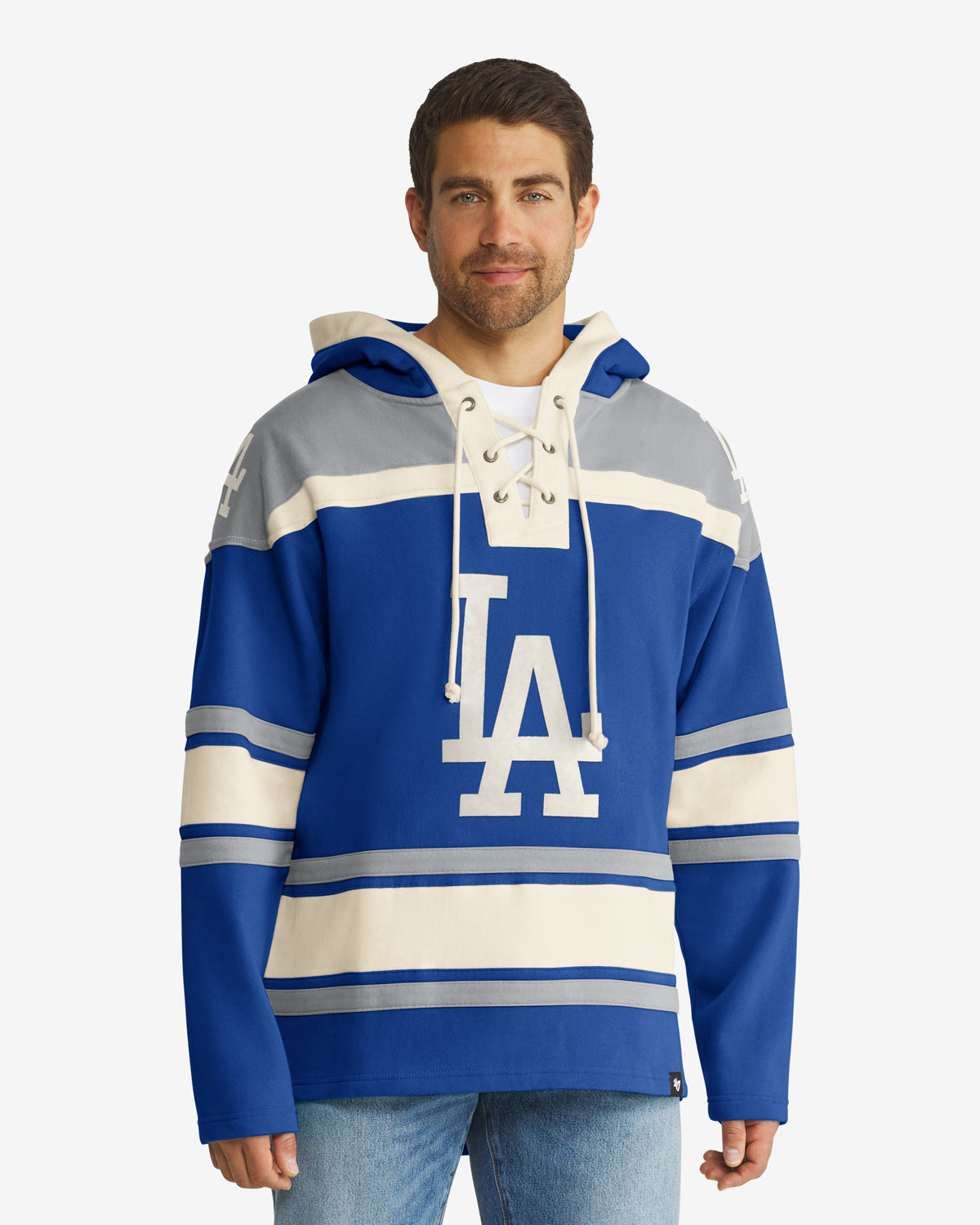 Los Angeles Dodgers Apparel | Fleece Lacer Hood | '47 – '47