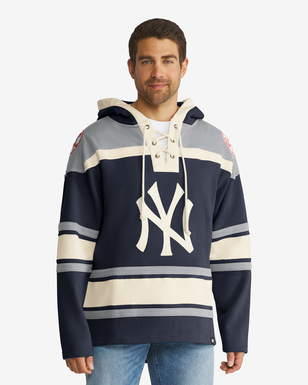 Yankees Superior Lacer Hood | Elevated Fan Fleece | '47 – '47