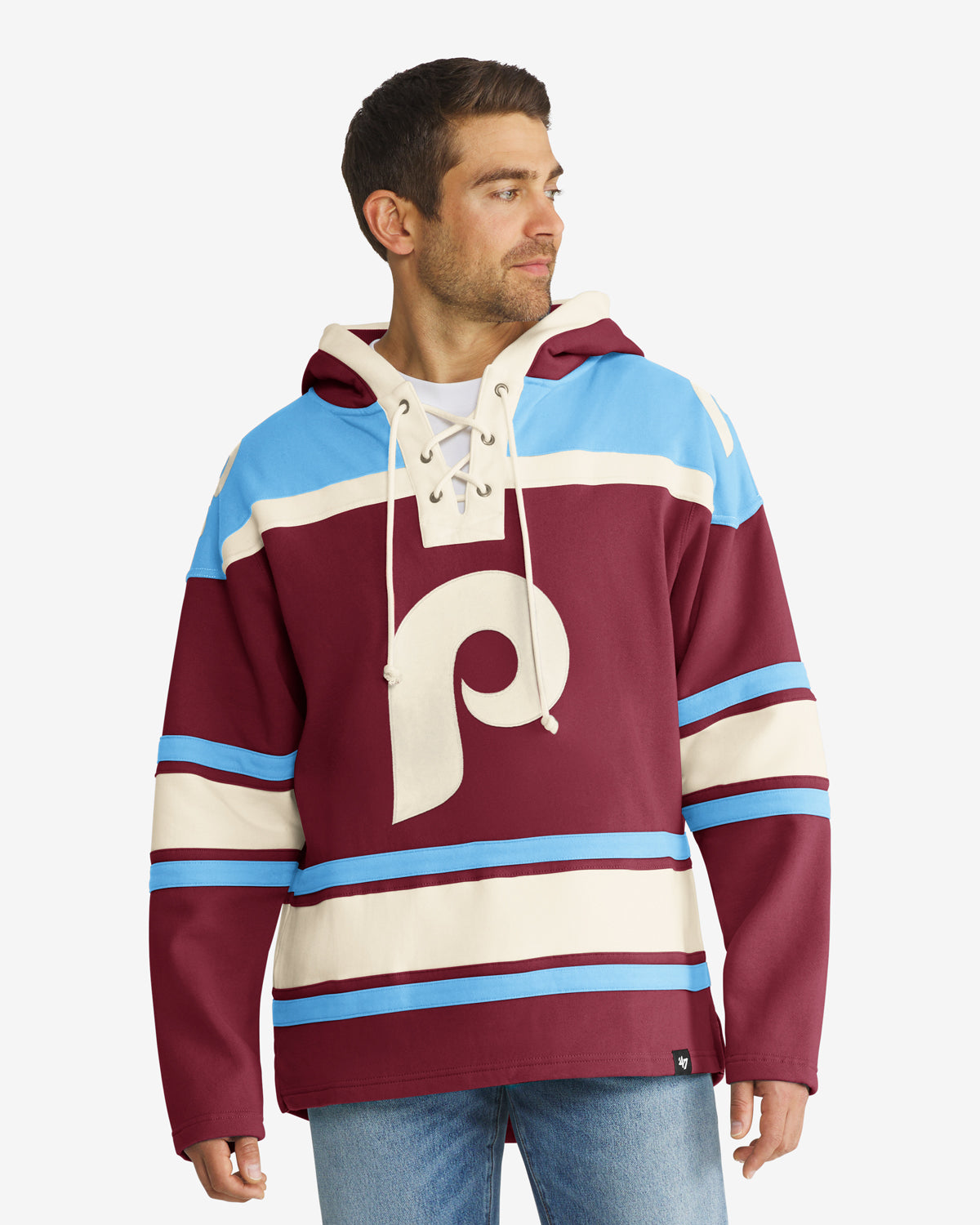 PHILADELPHIA PHILLIES COOPERSTOWN SUPERIOR '47 LACER HOOD