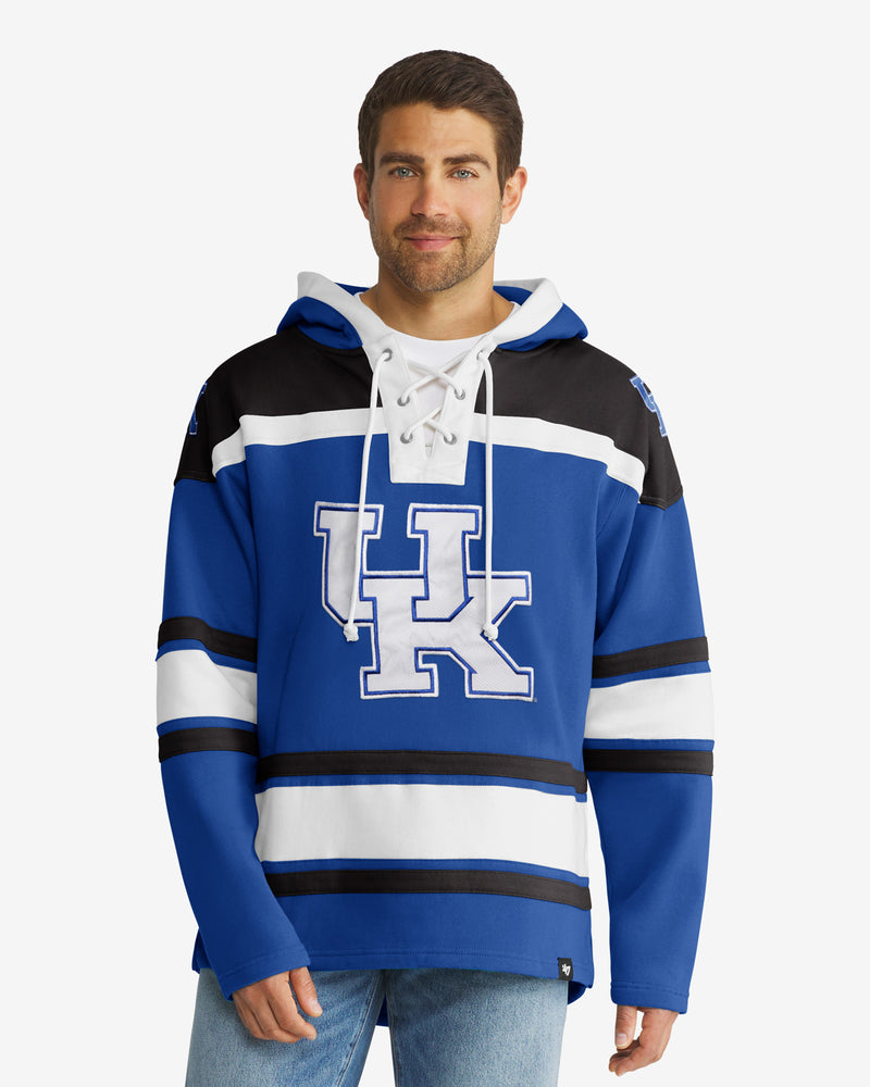 Kentucky Wildcats Superior '47 Lacer Hoodie in Royal | Size Small