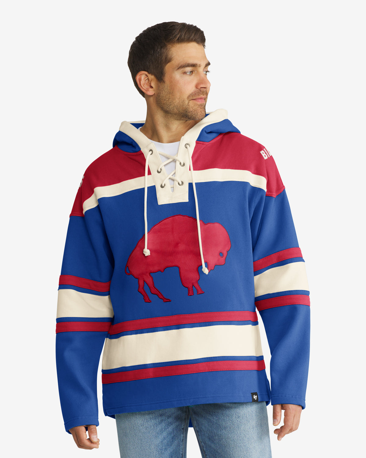 Buffalo Bills Apparel | Fleece Lacer Hood | '47 – '47