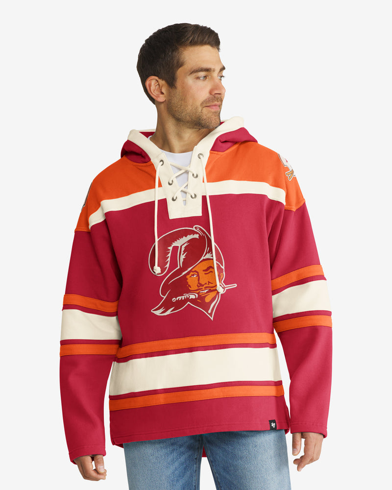 '47 Men's Tampa Bay Buccaneers Lacer Hoodie - Red