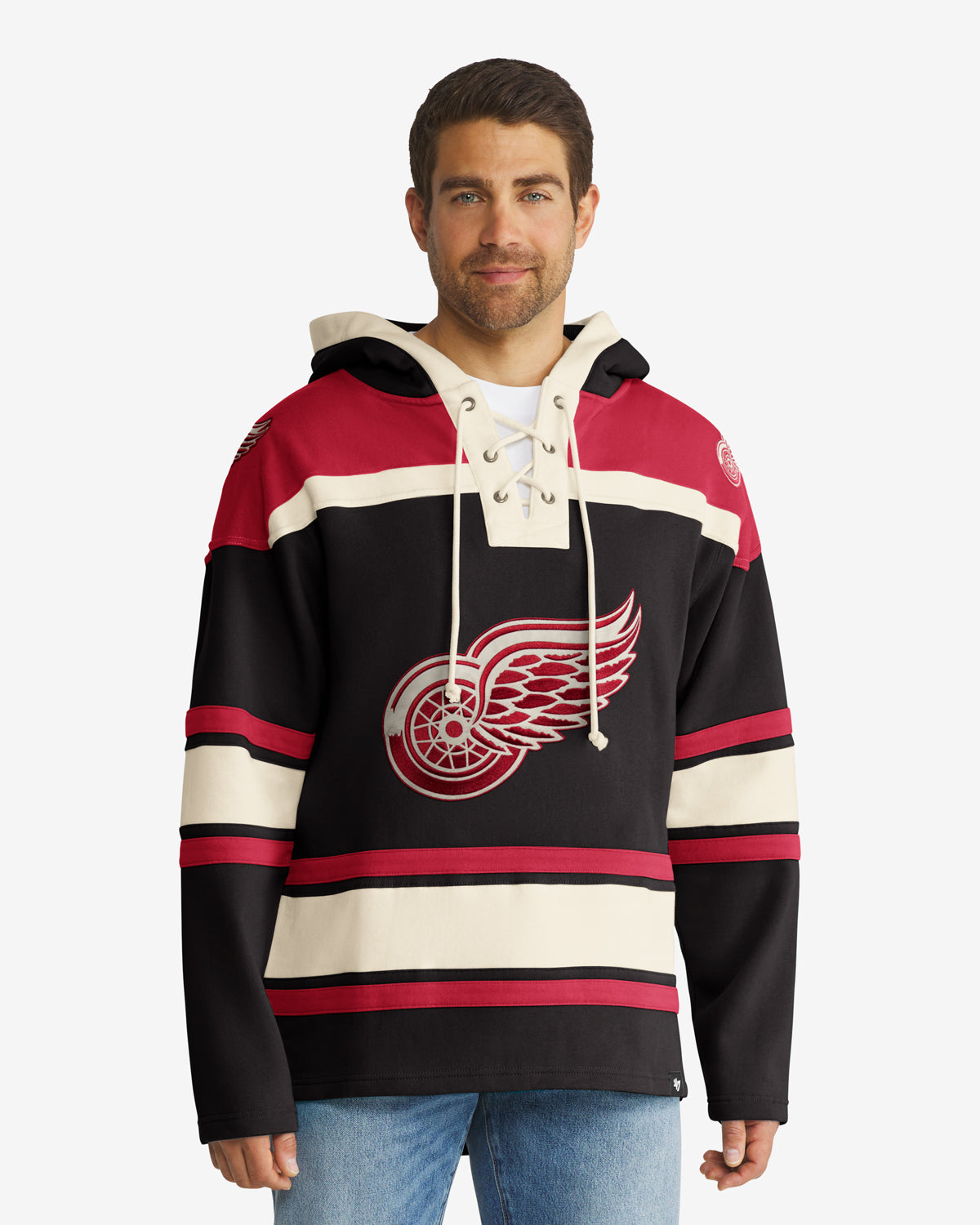 DETROIT RED WINGS SUPERIOR '47 LACER HOOD