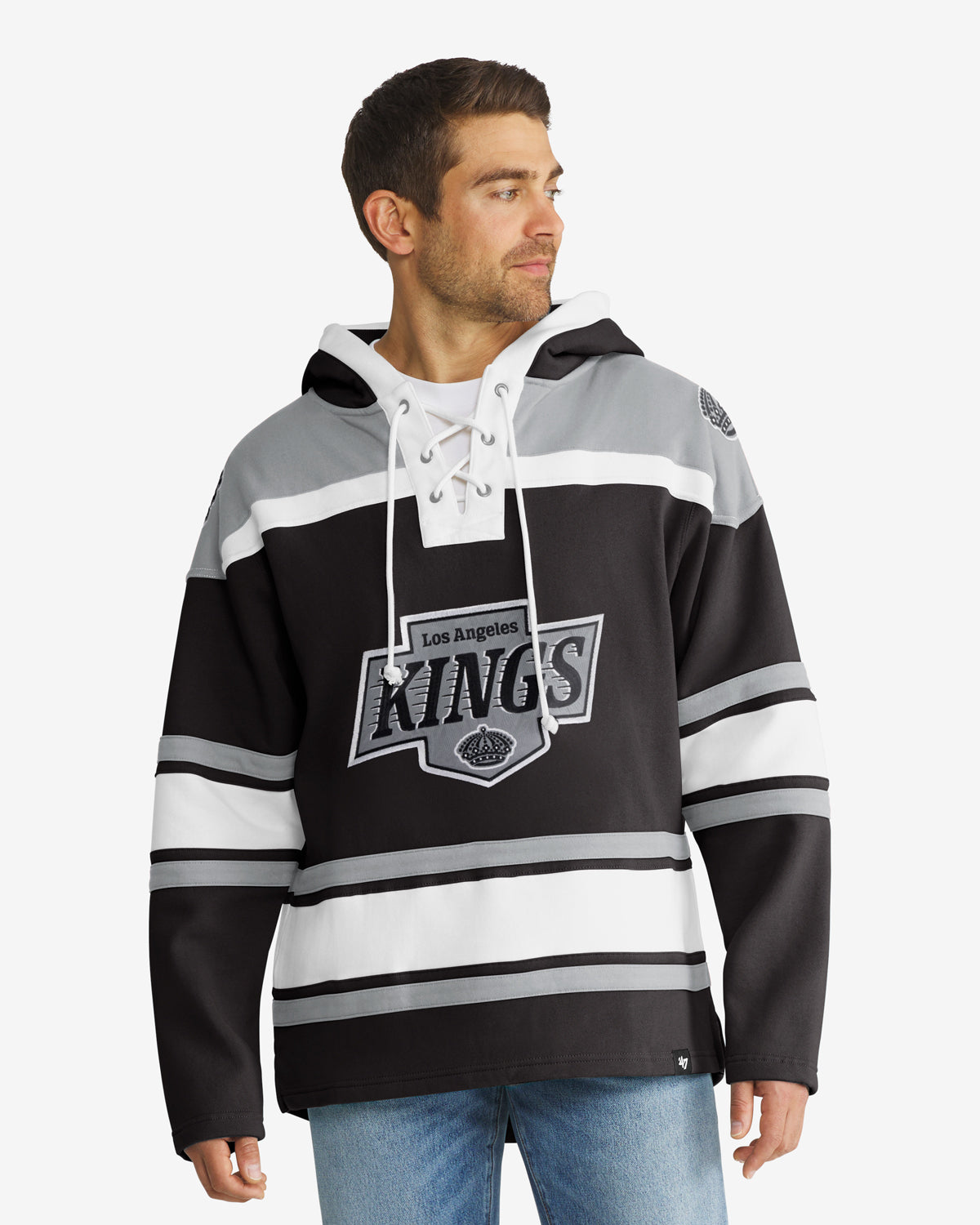 LOS ANGELES KINGS SUPERIOR '47 LACER HOOD