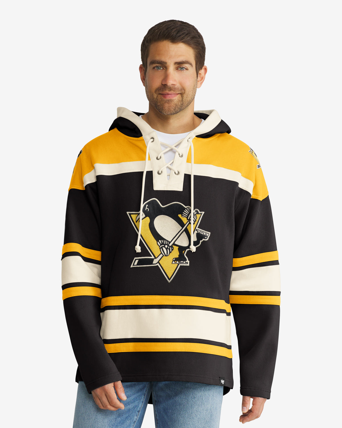 Pittsburgh Penguins Apparel | Fleece Lacer Hood | '47 – '47