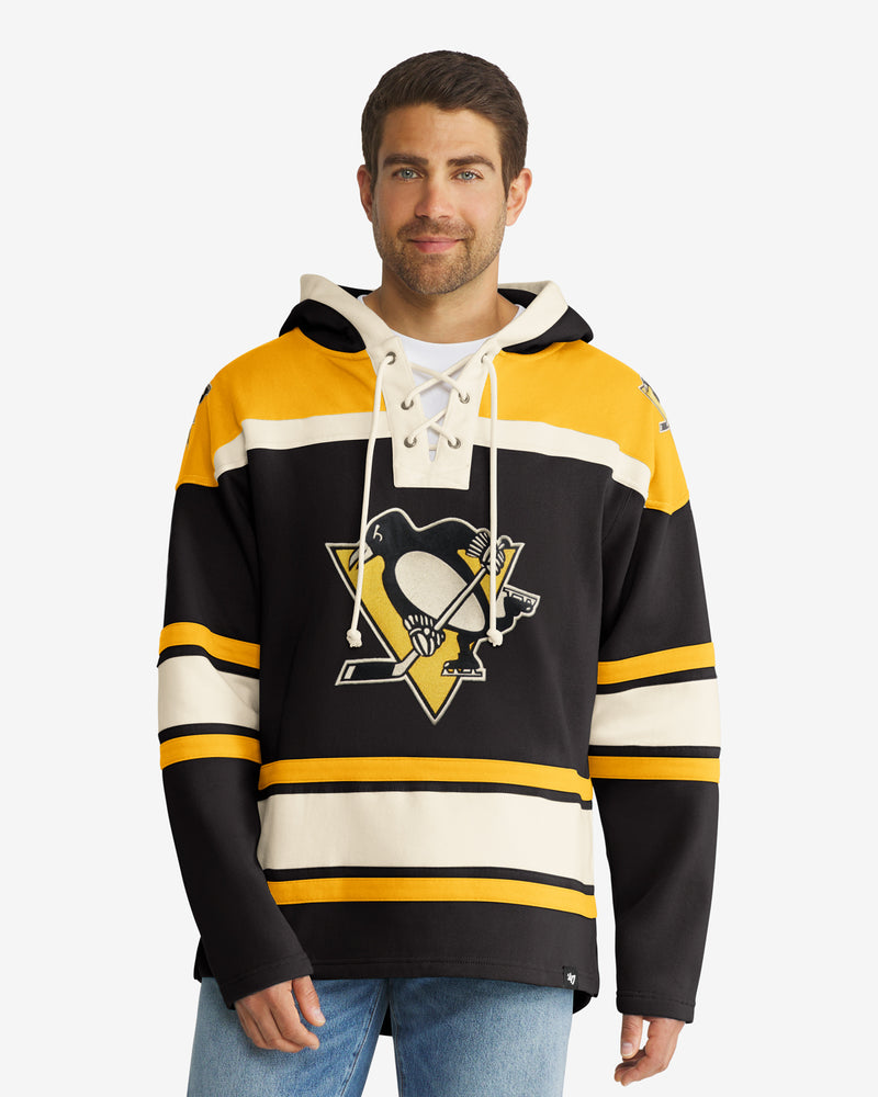 PITTSBURGH PENGUINS '47 SUPERIOR LACER PULLOVER HOOD
