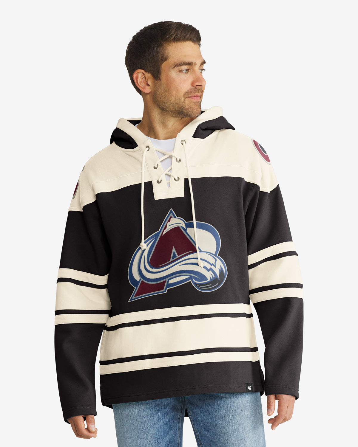 Colorado Avalanche Apparel | Fleece Lacer Hood | '47 – '47
