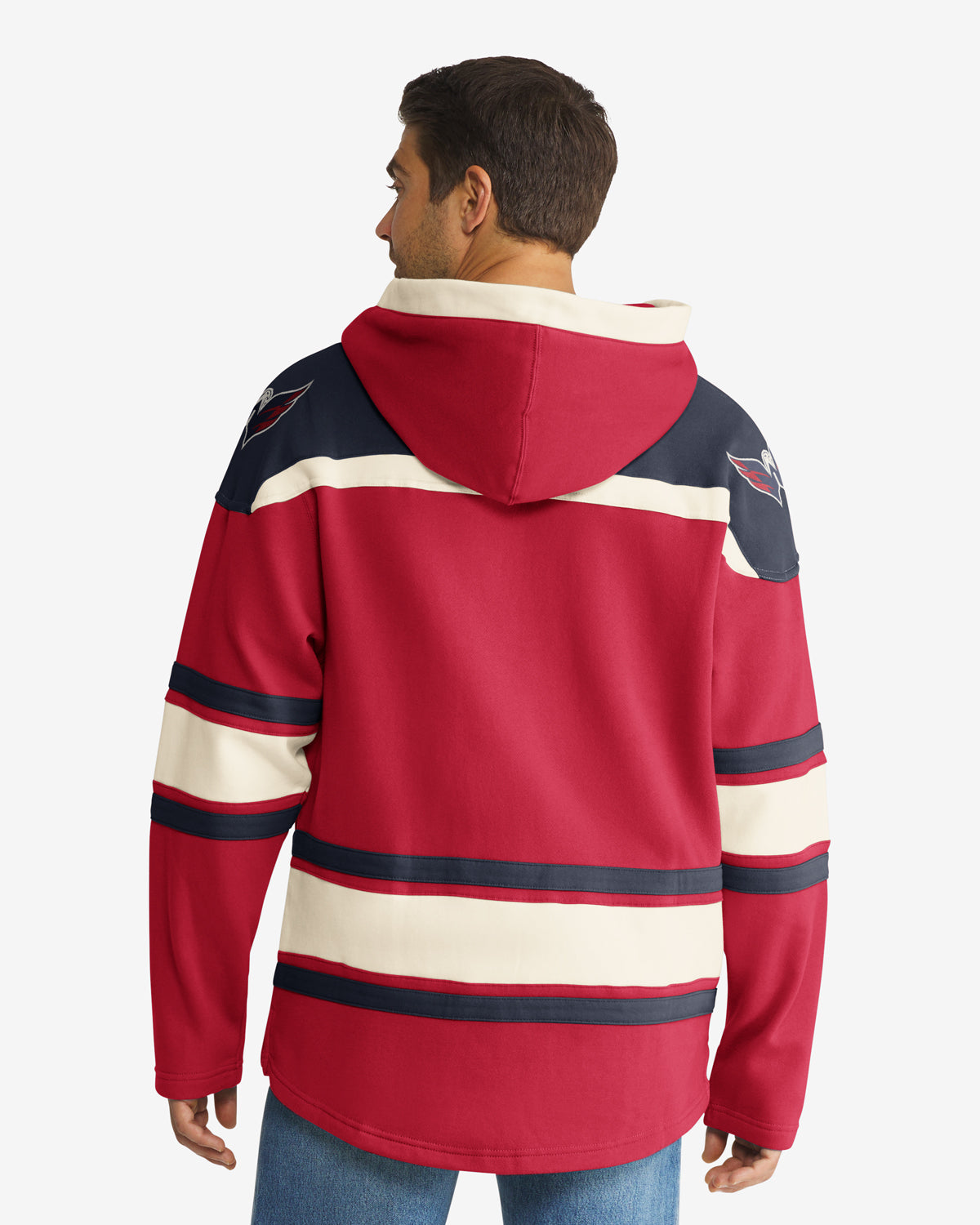 Washington Capitals Apparel | Fleece Lacer Hood | '47 - Red – '47